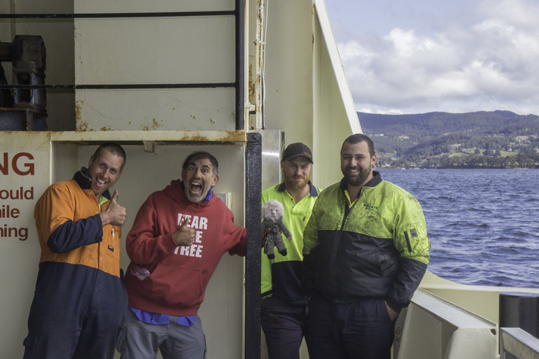 the ferry from Bruny